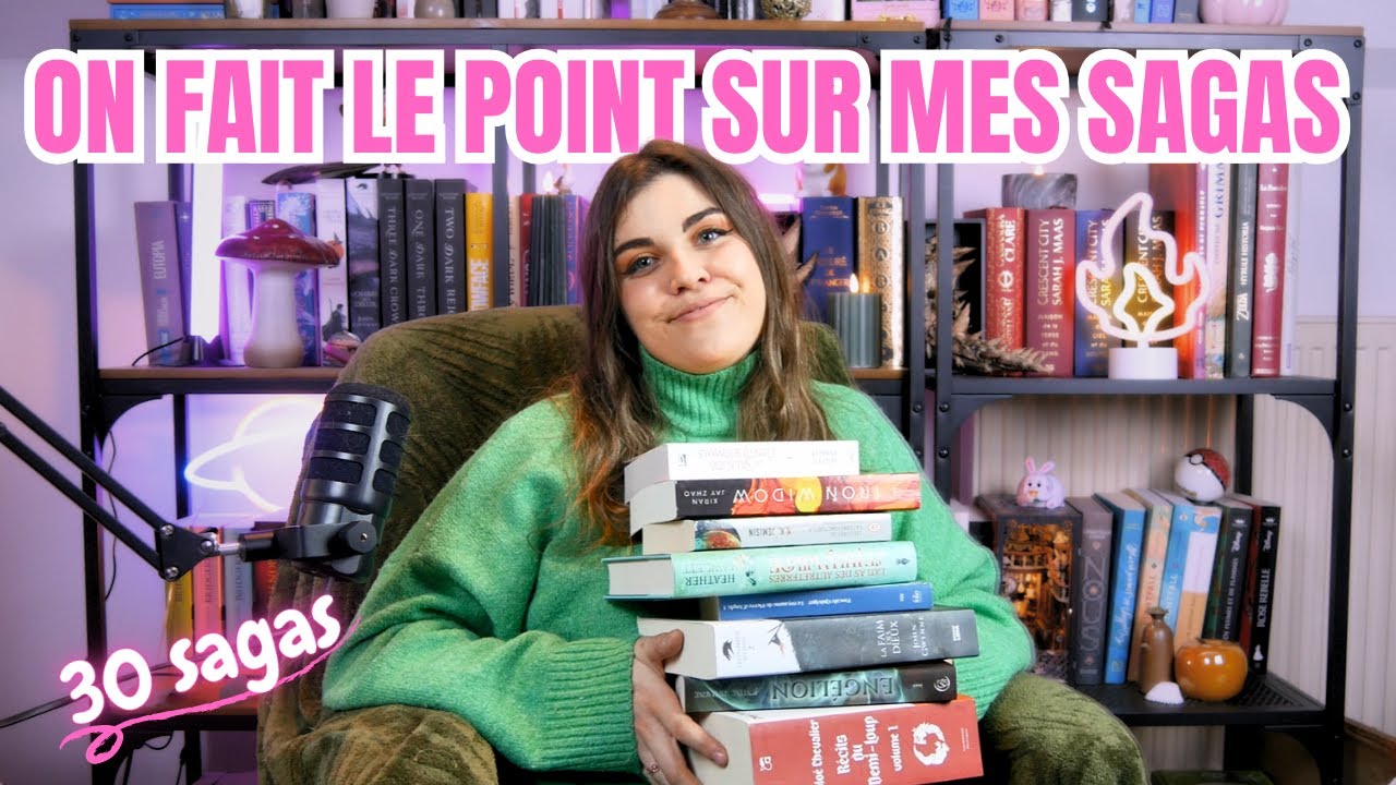 Sagas 2024 : Le bilan + ma liste pour 2025 📚🔥