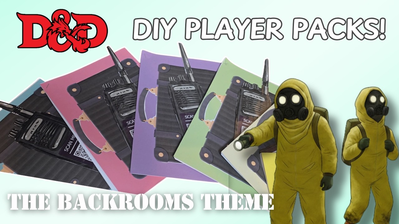 Создание приветственных наборов для моей кампании в Backrooms по D&D.
