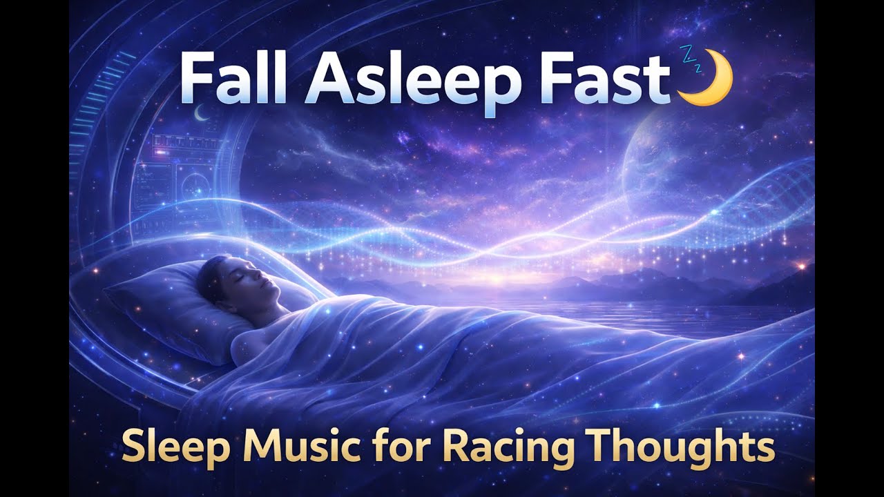 Fall Asleep Fast 🌙 Calm Racing Thoughts Instantly | Deep Sleep Music for Anxiety