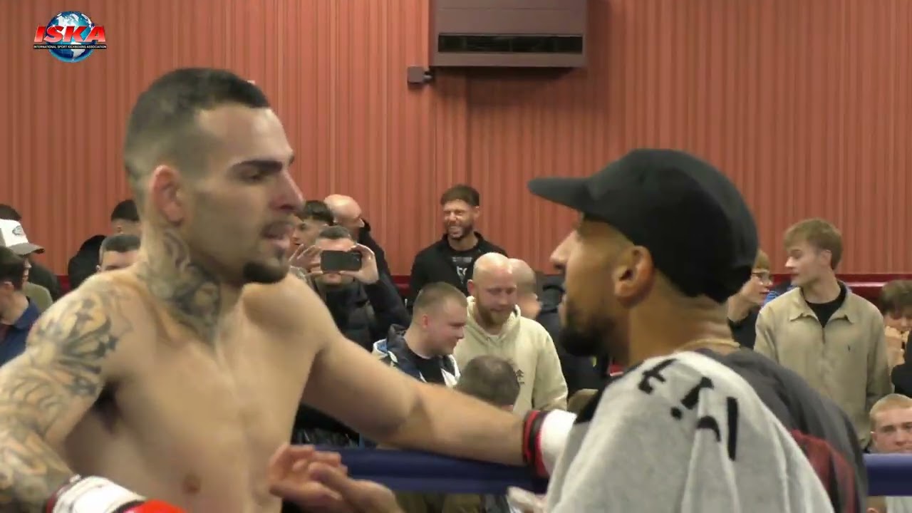 GB Promotions ISKA K1 Amateur World Title Brandon Wood England V Adrian Diez Spain