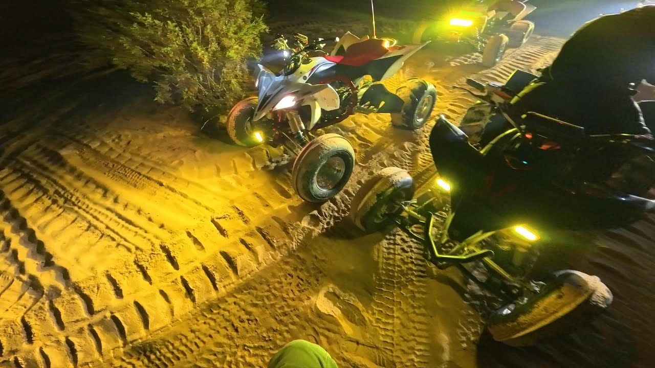 Night Ride to Olds Pt.1 |Glamis Thanksgiving 25' | Yfz450r