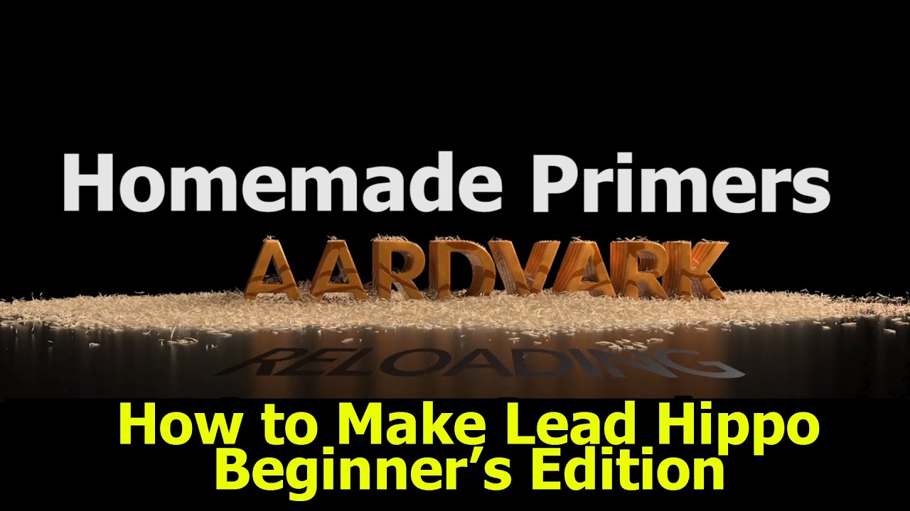 How to Make Lead Hippo - Beginner's Edition