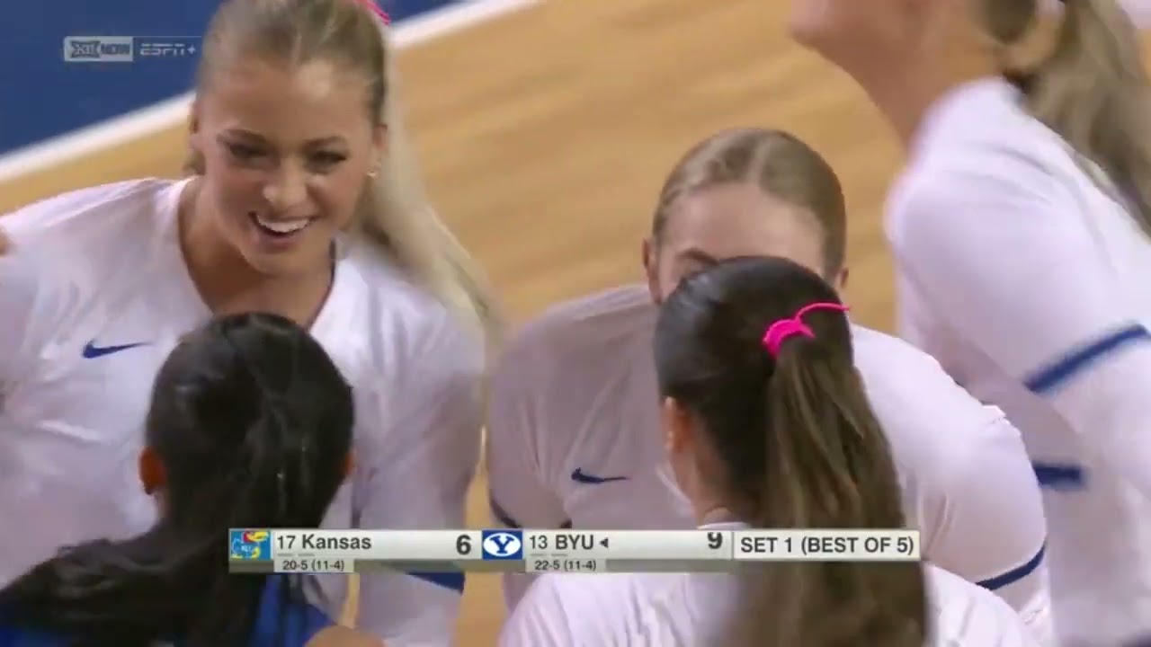 #17 Kansas vs #13 BYU | NCAA Women Volleyball Nov 17,2023