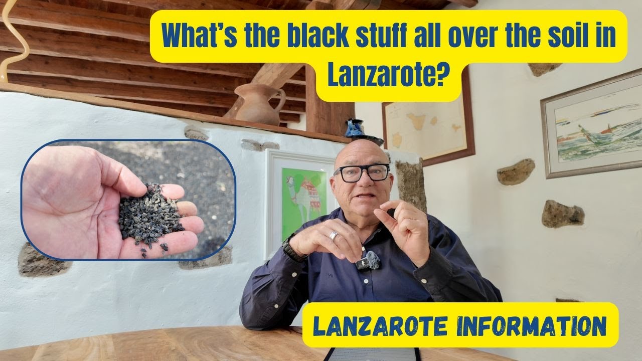 What's the black stuff on the soil in Lanzarote? (How it works, and why it’s really good.)