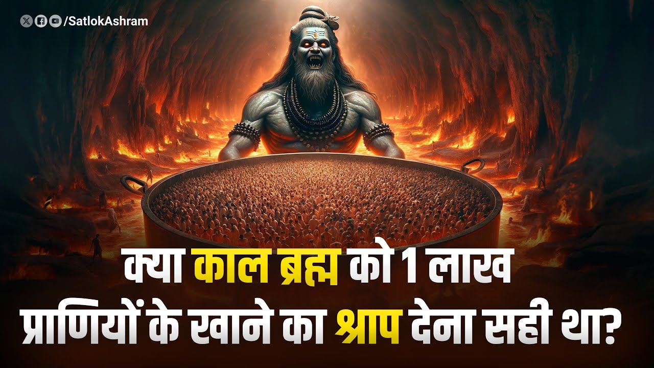 क्या काल ब्रह्म को 1 लाख प्राणियों के खाने का श्राप देना सही था? | Sant Rampal Ji Satsang