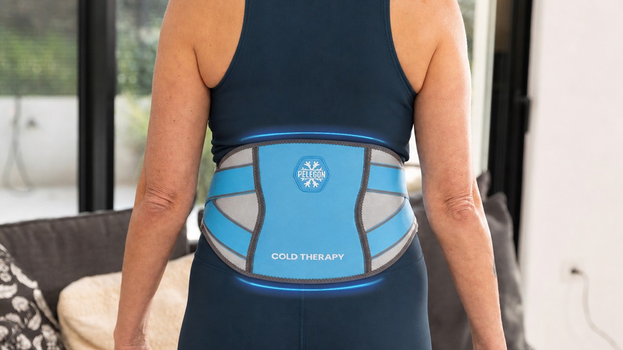 Pelegon Ice Pack for Lower Back Pain Relief | Reusable Cold Therapy Wrap