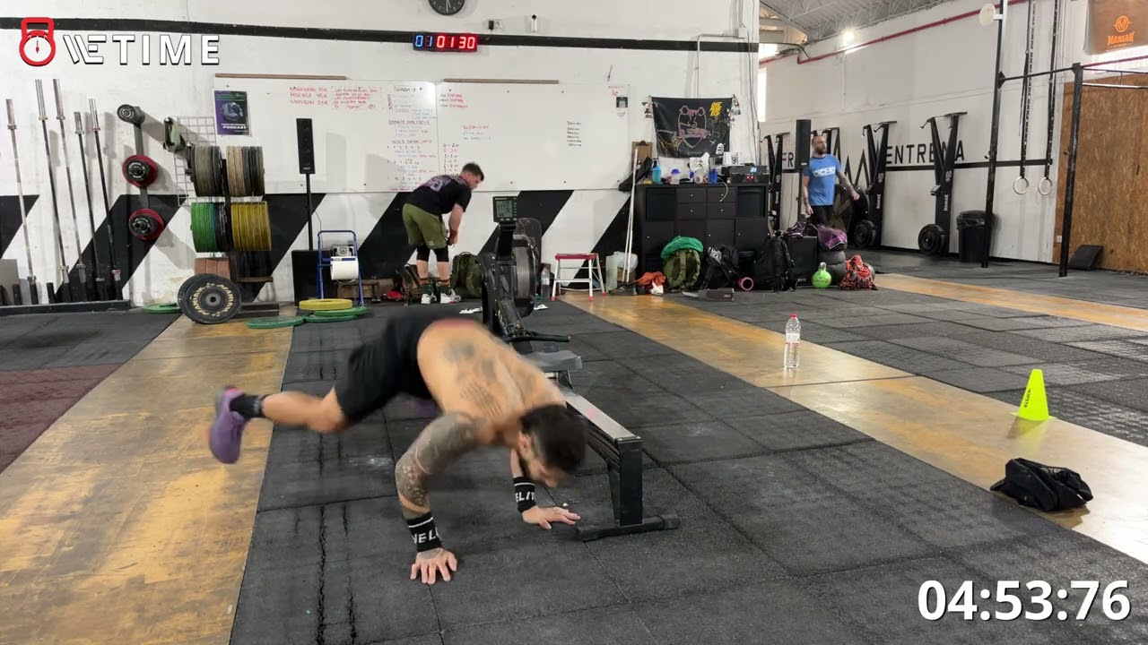 Athens throwdown WOD 1 RX men Brayan González Ocampo