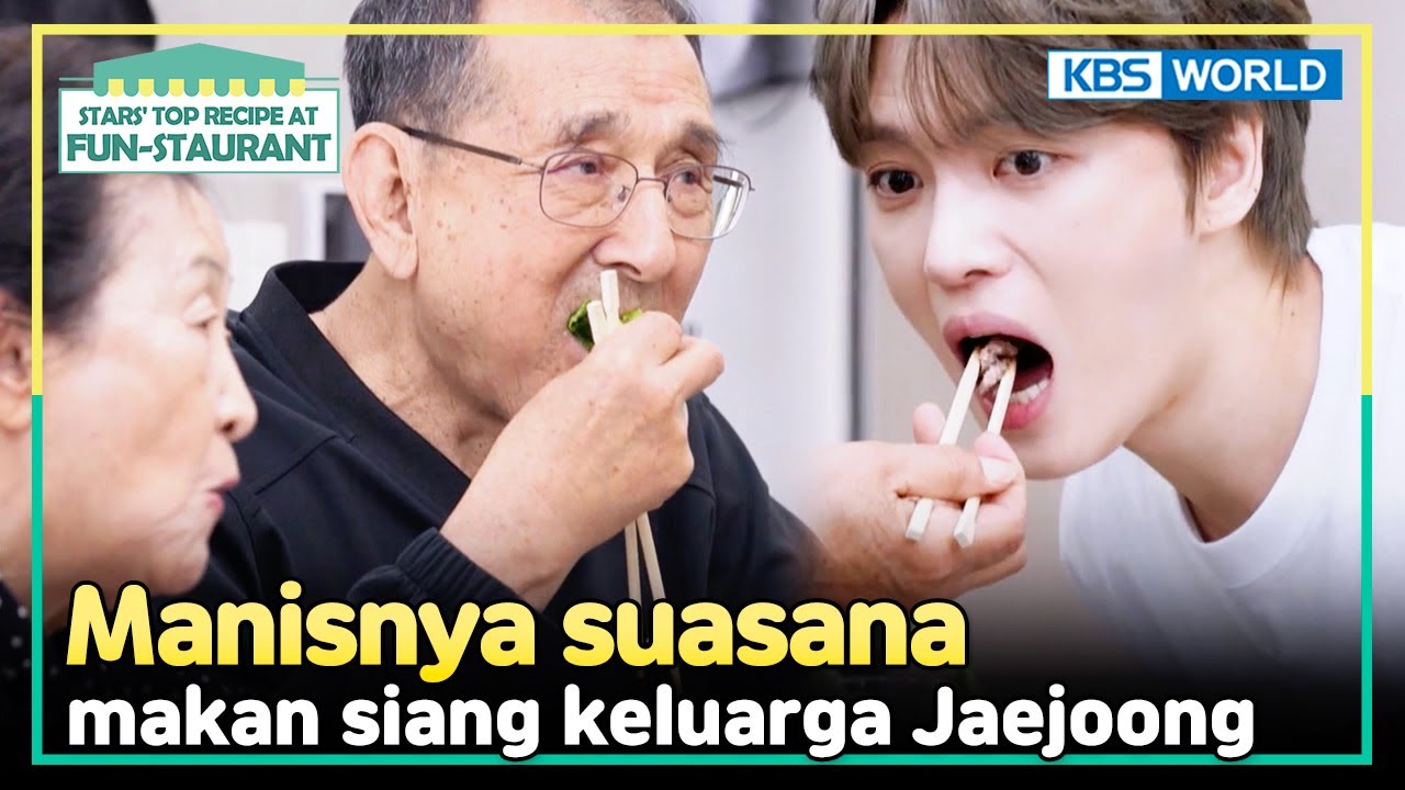[IND/ENG] Jaejoong masak hidangan obat untuk orang tuanya | Fun-Staurant | KBS WORLD TV 240923