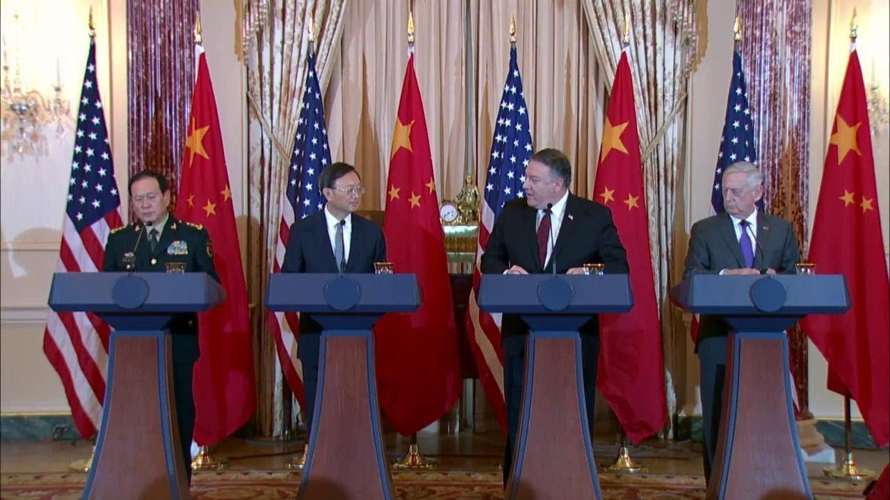 U.S.-China Diplomatic and Security Dialogue - Joint Press Availability