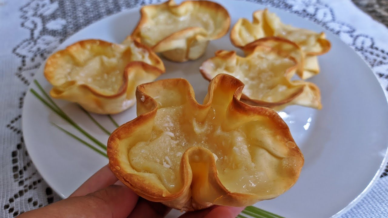 OLHA ISSO😱 JUNTEI LEITE CONDENSADO COM MASSA DE PASTEL É ECONÔMICA E RÁPIDA 💰💸