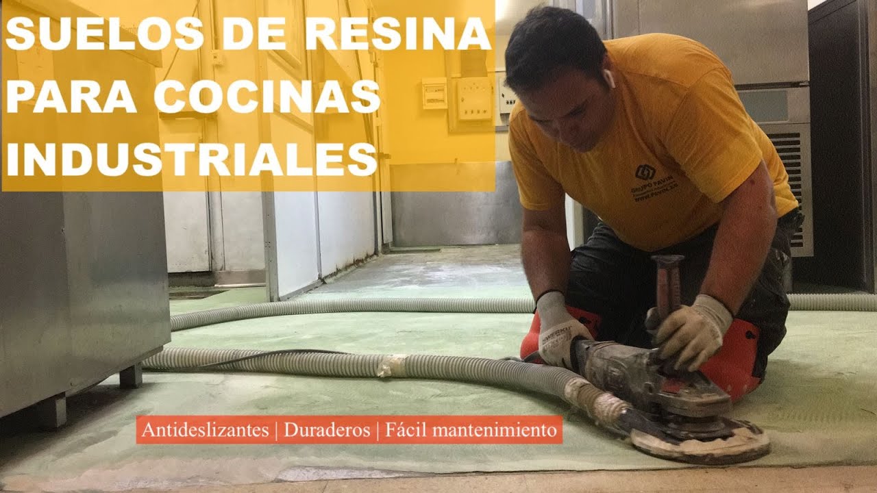 Suelos de resina cocinas industriales en colegios📍