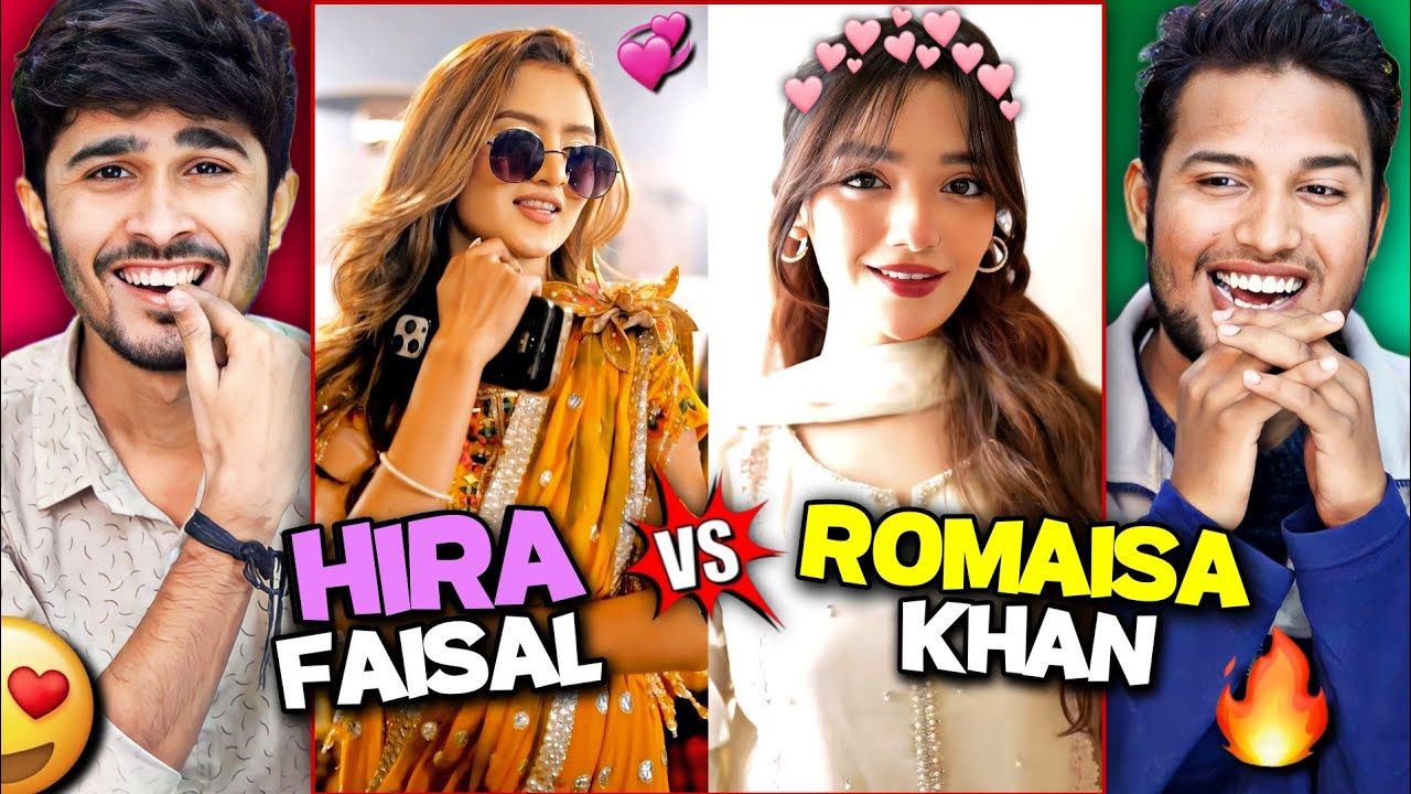 Hira Faisal vs Romaisa Khan Instagram + Tiktok Reel Reaction 🔥❤️ | #romaisakhan #hirafaisal