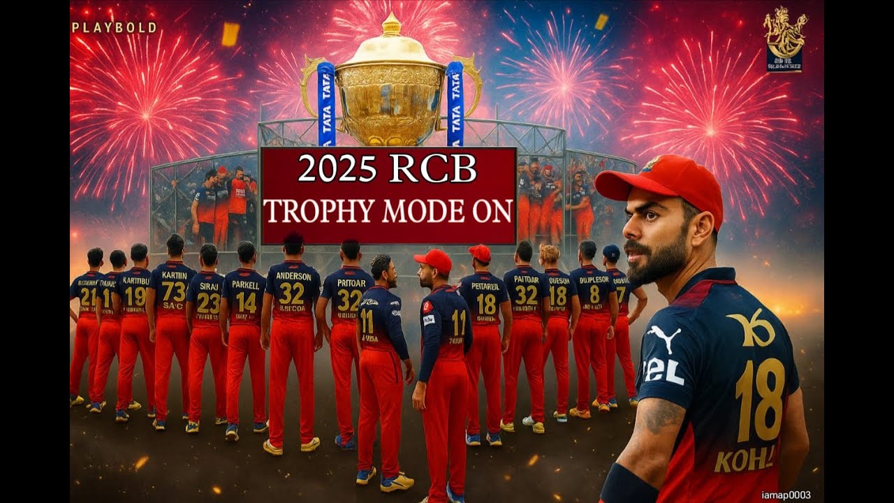 RCB 2025 - Trophy Mode ON! #rcb #rcbians #royalchallengersbangalore #ipl #ipl2025 #trophy#RCBForever