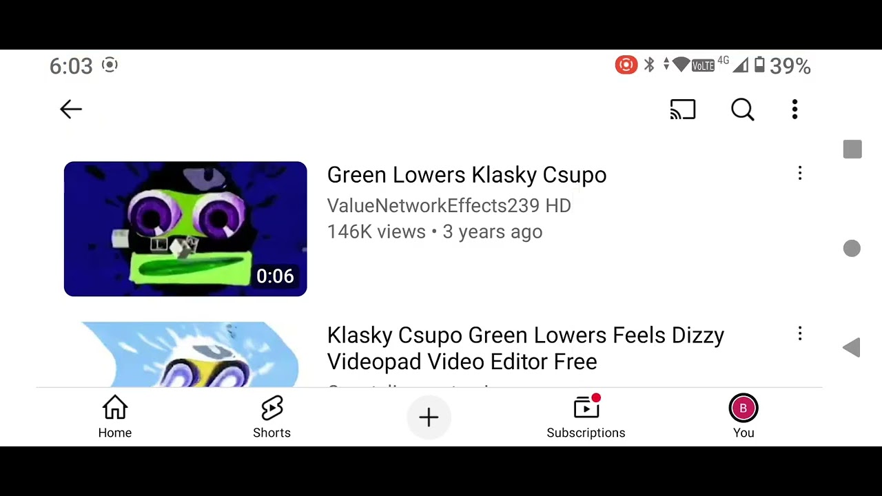 Klasky csupo Green lowers Feels dizzy powers
