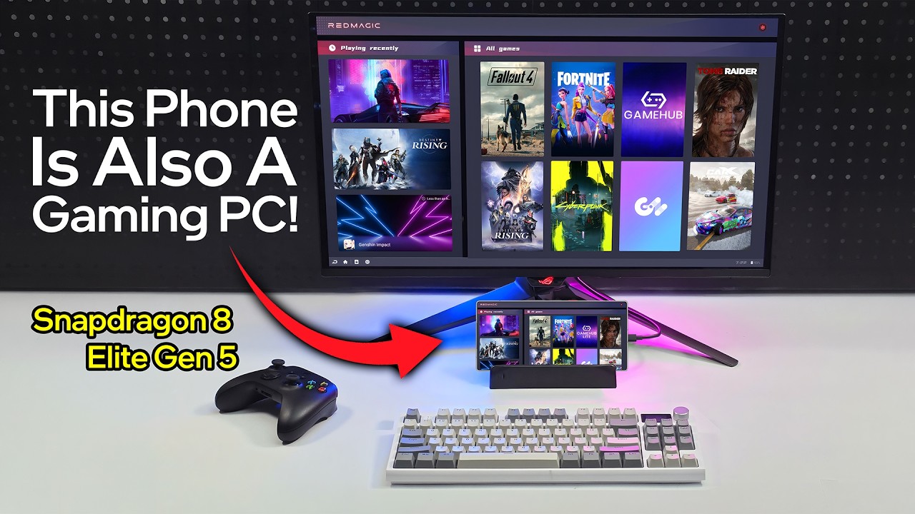 This Phone Is Also A Power Gaming PC! Snapdragon 8 Elite Gen 5