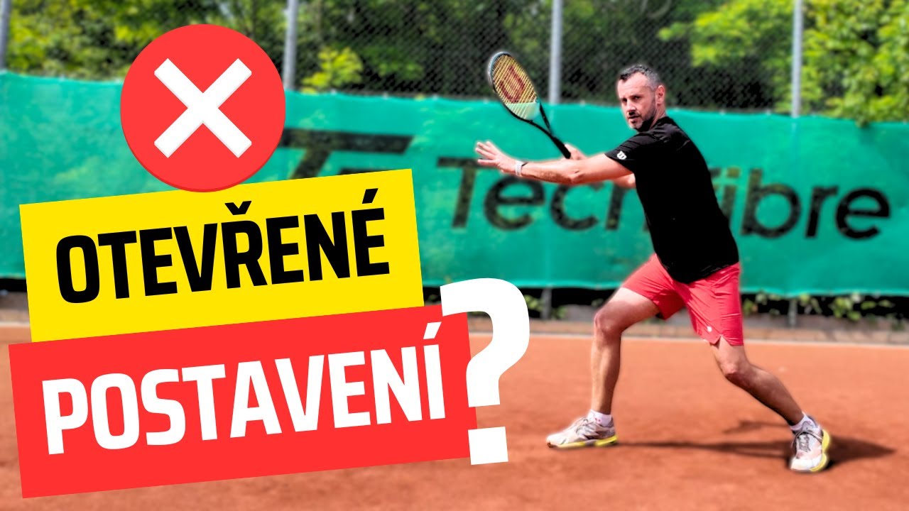 Proč NEHRÁT FOREHAND z OTEVŘENÉHO postavení #tenis #forehand