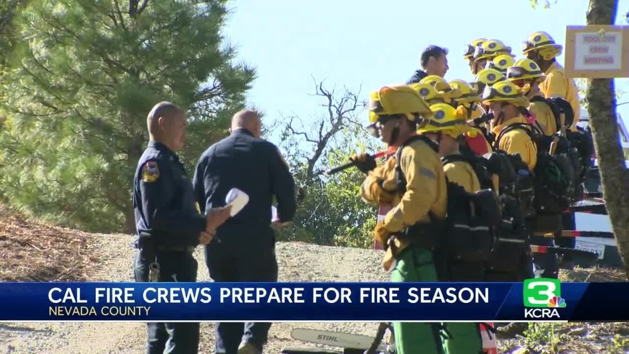 Fire crews perform rigorous drills to get certified before California's wildfire season starts