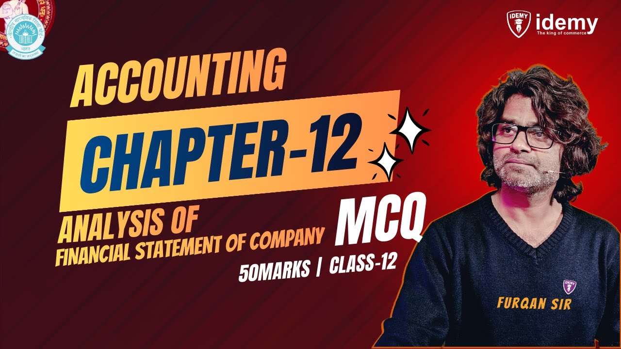 🚀 Analysis of Financial Statement of company | Accountancy 12th  MCQs