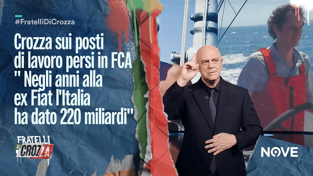 Crozza sui posti di lavoro persi in FCA