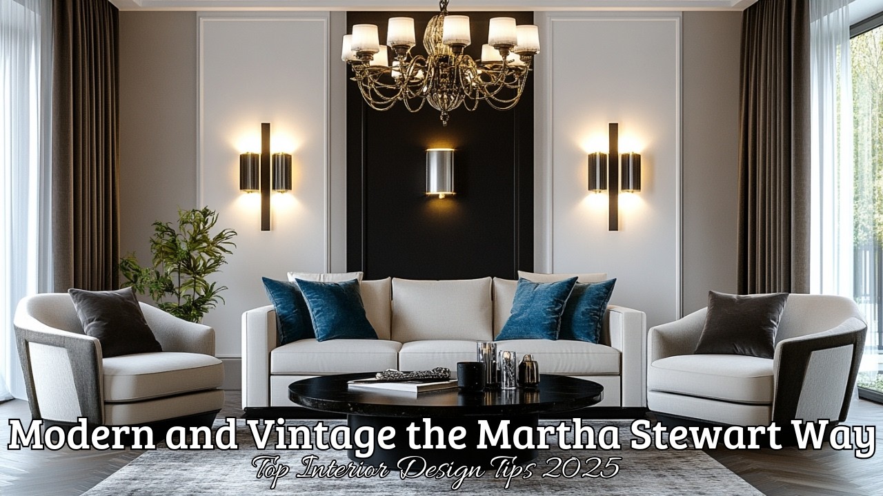 How to Mix Modern and Vintage Decor Like Martha Stewart: Top Interior Design Tips 2025