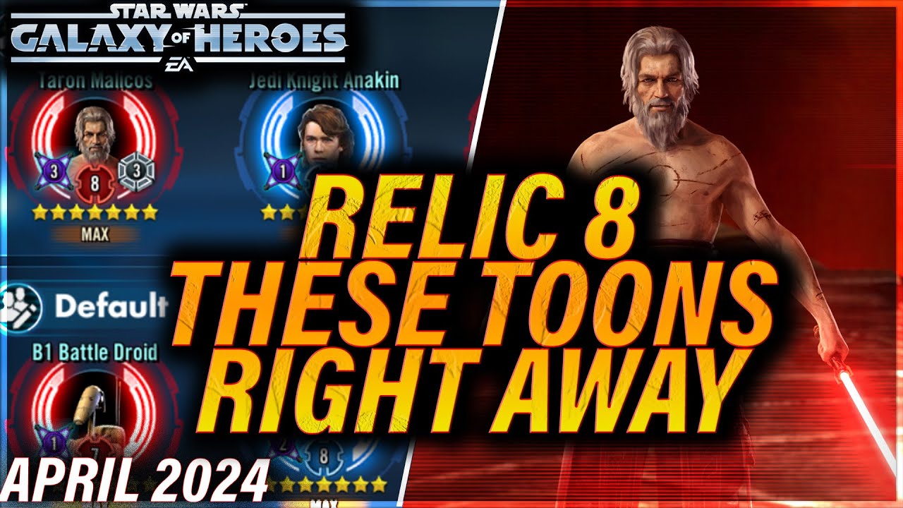 YOU NEED THESE R8 ASAP (or at least use this list for planning purposes) (April 2024)