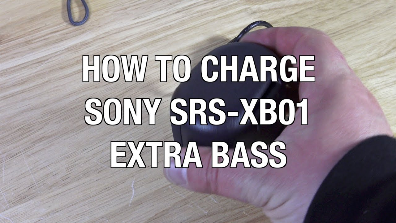 How To Charge Sony Extra Bass