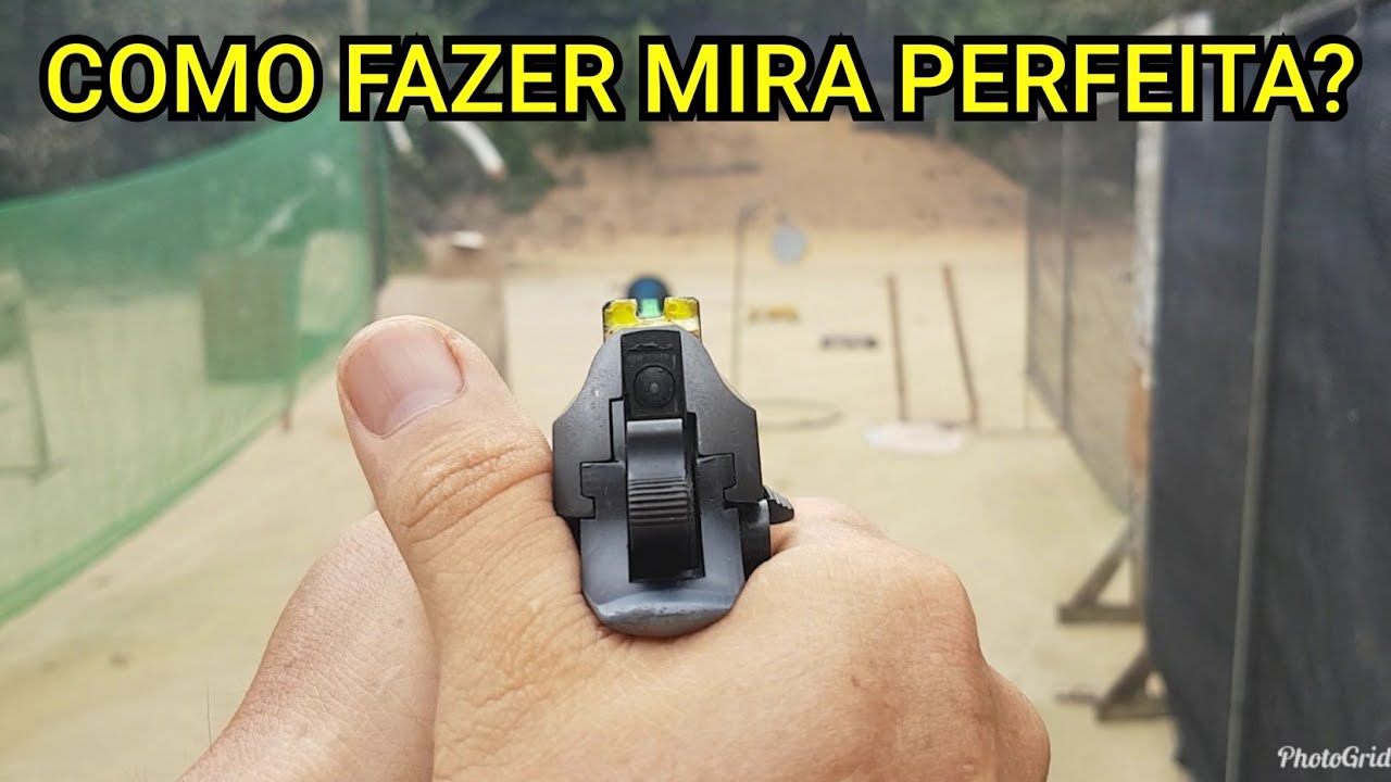 TIRO BÁSICO VISADA PERFEITA E GATILHADA.