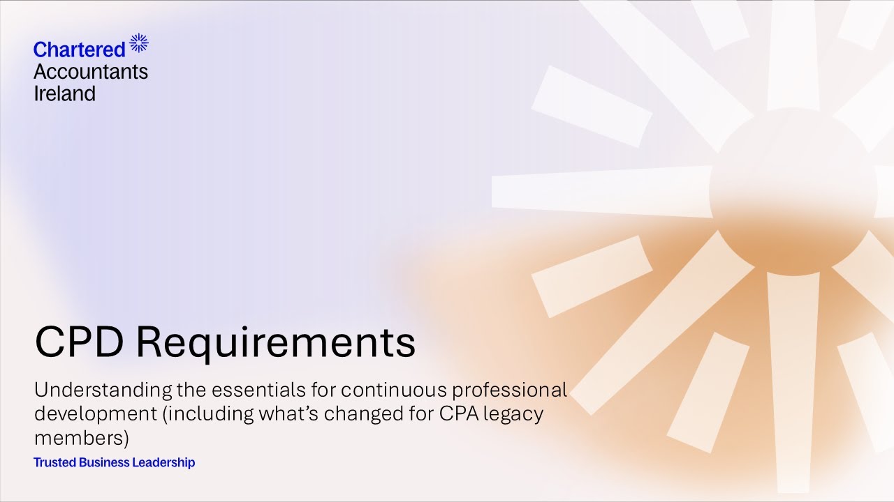 CPD Requirements - including what’s changed for CPA legacy members