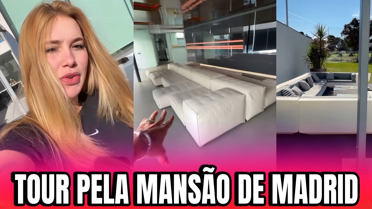 VIRG&Iacute;NIA MOSTRA TOUR PELA SUA MANS&Atilde;O EM MADRID 