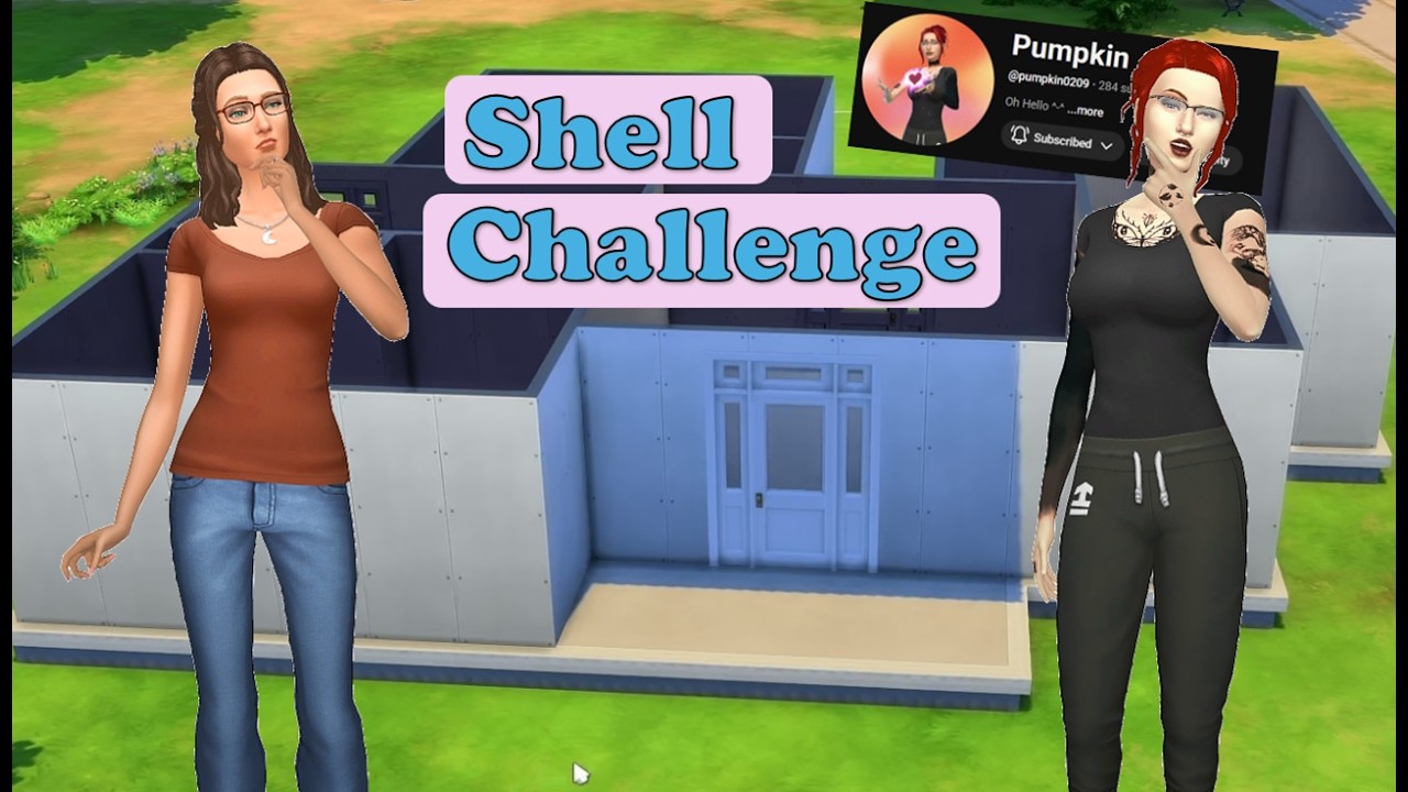Pumpkin🎃 Shell Challenge | I make a Shell for Pumpkin 🎃 | Sims 4