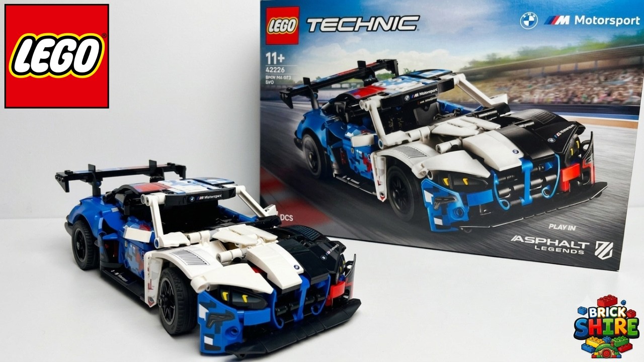 LEGO Technic 42226 BMW M4 GT3 EVO Race Car - Stop Motion Capture Set Build