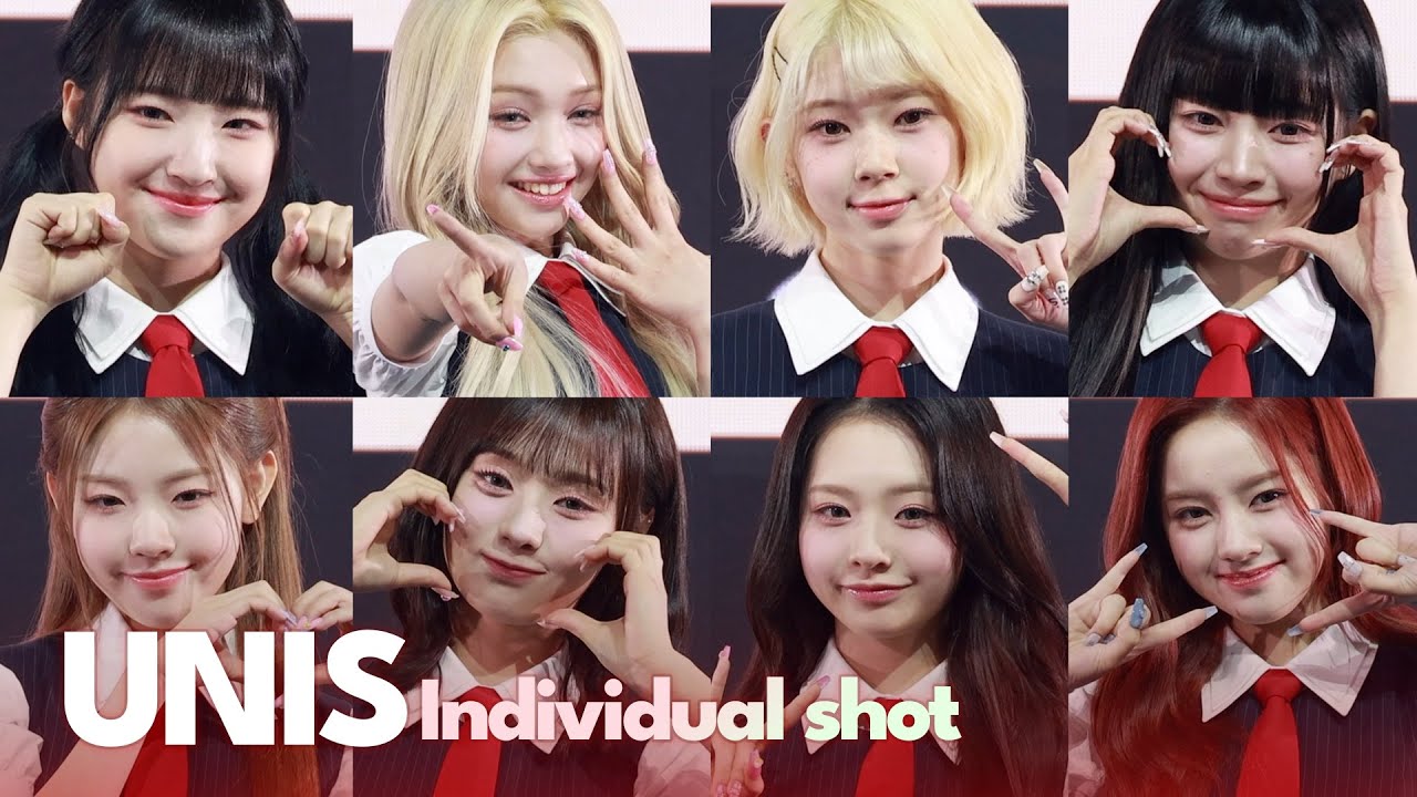 [4K] UNIS(유니스) 무대 위 당당한 포즈! 8인 8색 매력 폭발 I UNIS Showcase