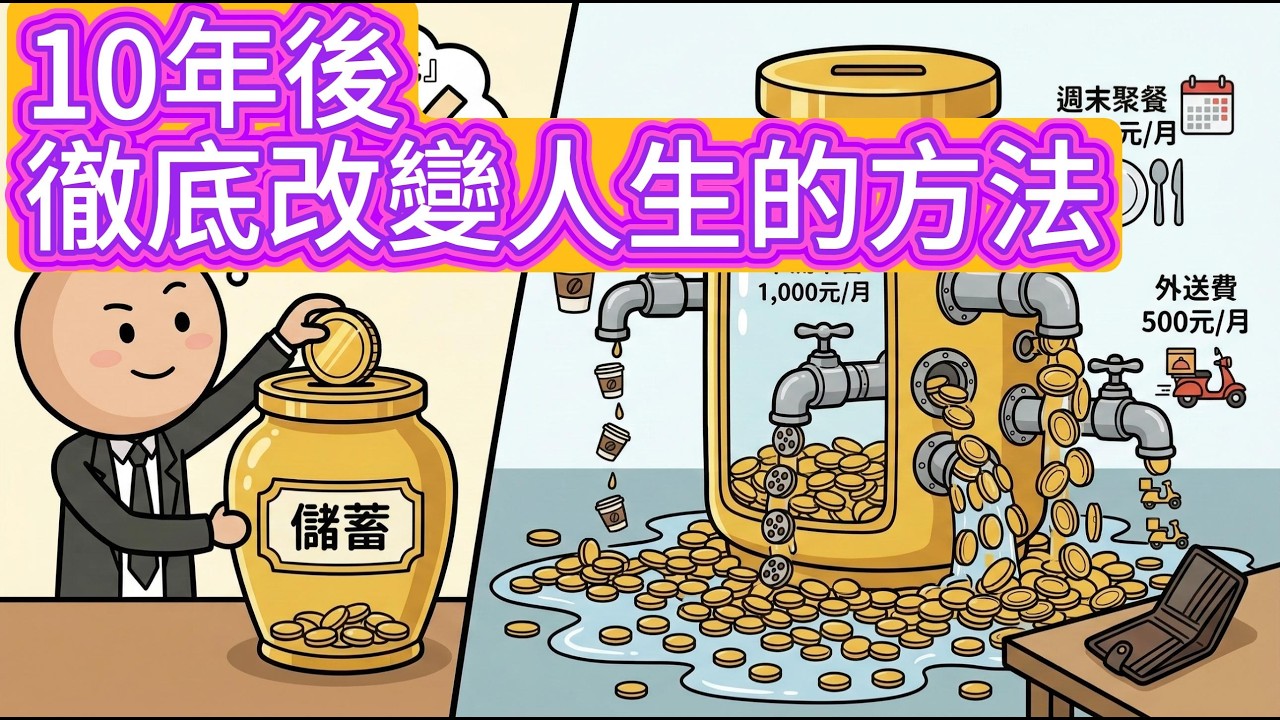 10年後貧富差距是怎麼拉開的？從現在就決定了#貧富差距 #財務自由 #投資
