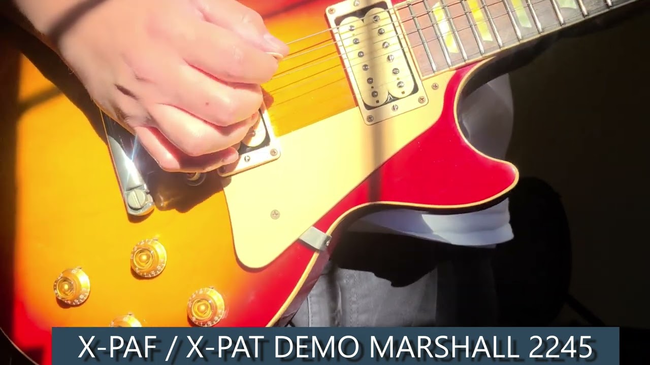 MARSHALL 2245 w/PAF neck Patent number Bridge replicas