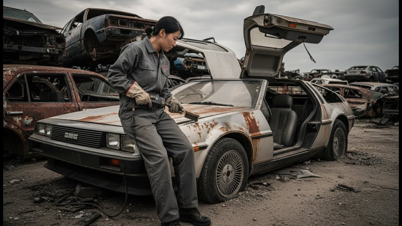 ASMR Restoring a Rusted DeLorean Time Machine from Junkyard to Showroom