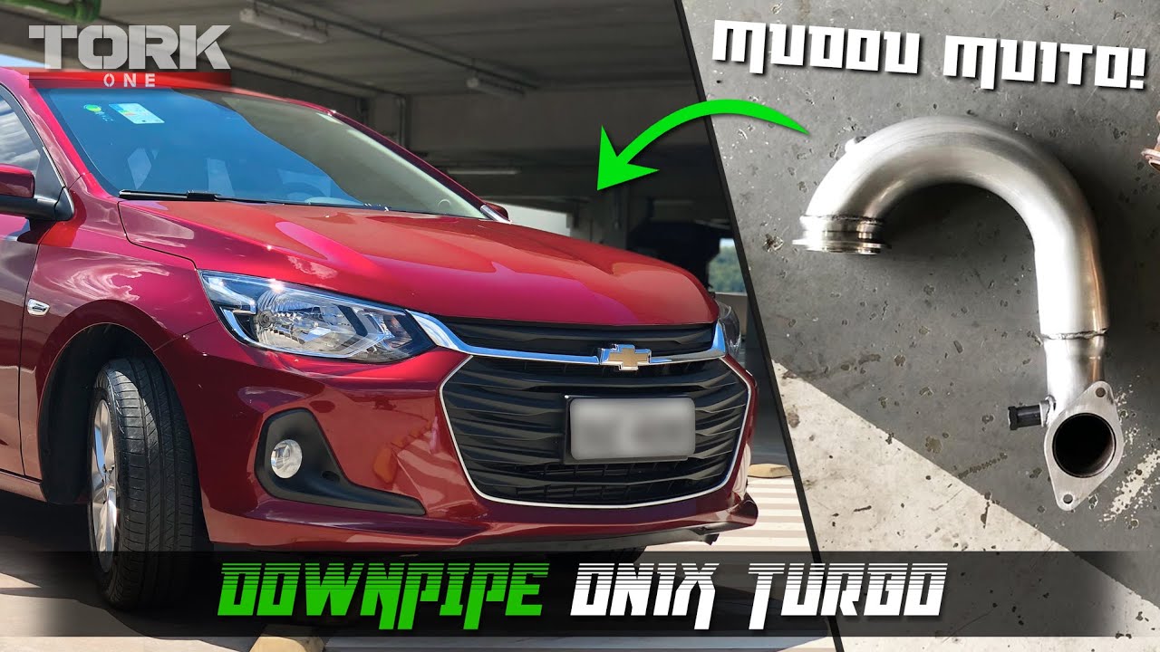 ONIX TURBO - Instalação do Downpipe e passagem no dinamômetro!