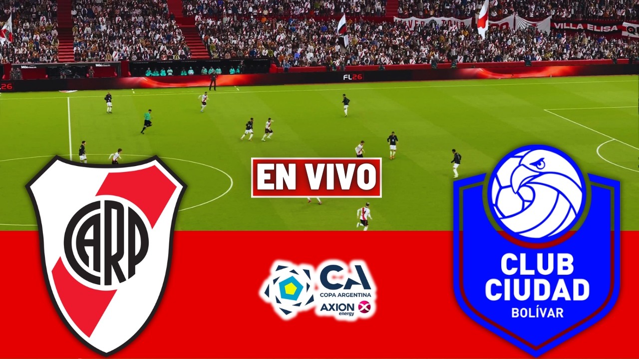 🔴 RIVER PLATE vs CIUDAD DE BOLIVAR EN VIVO 🏆 COPA ARGENTINA 2026 Full Match Simulation PES 26