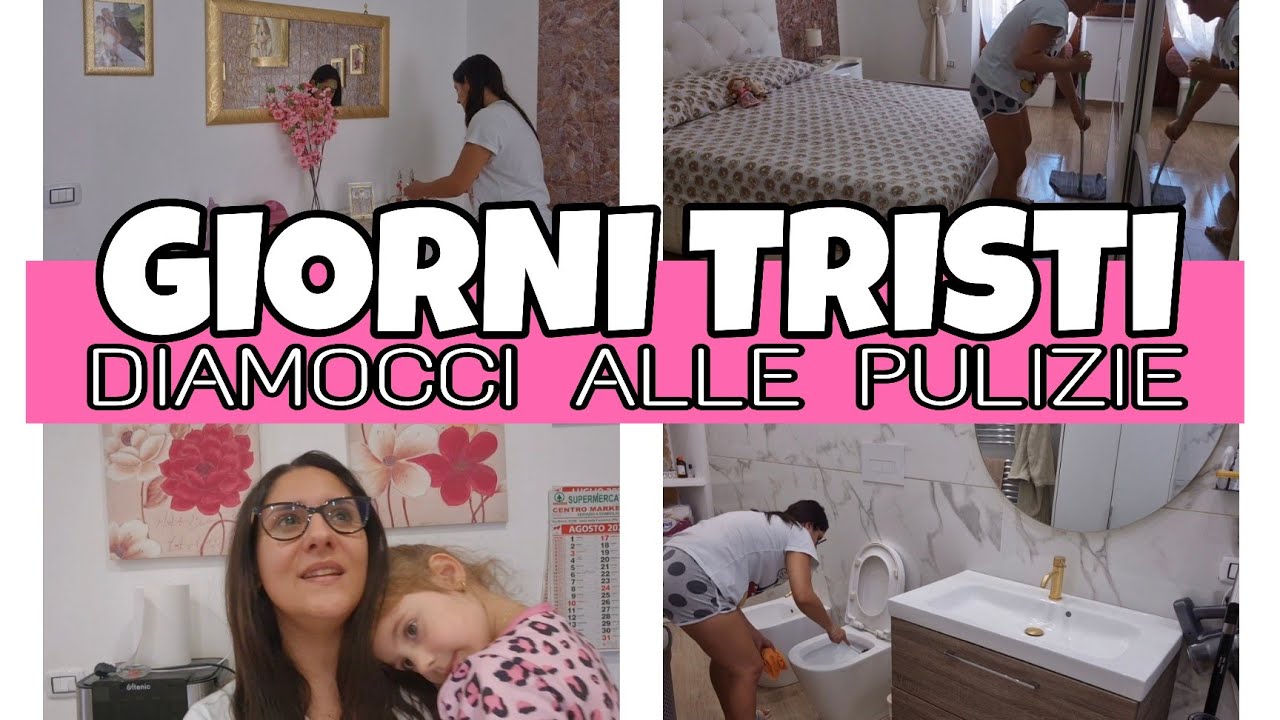 GIORNATE TRISTI /PER NON PENSARE PULISCO E VOI? DAILYVLOG #pulizie 