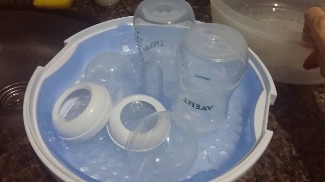 Esterilizador de mamadeiras e chupetas Avent