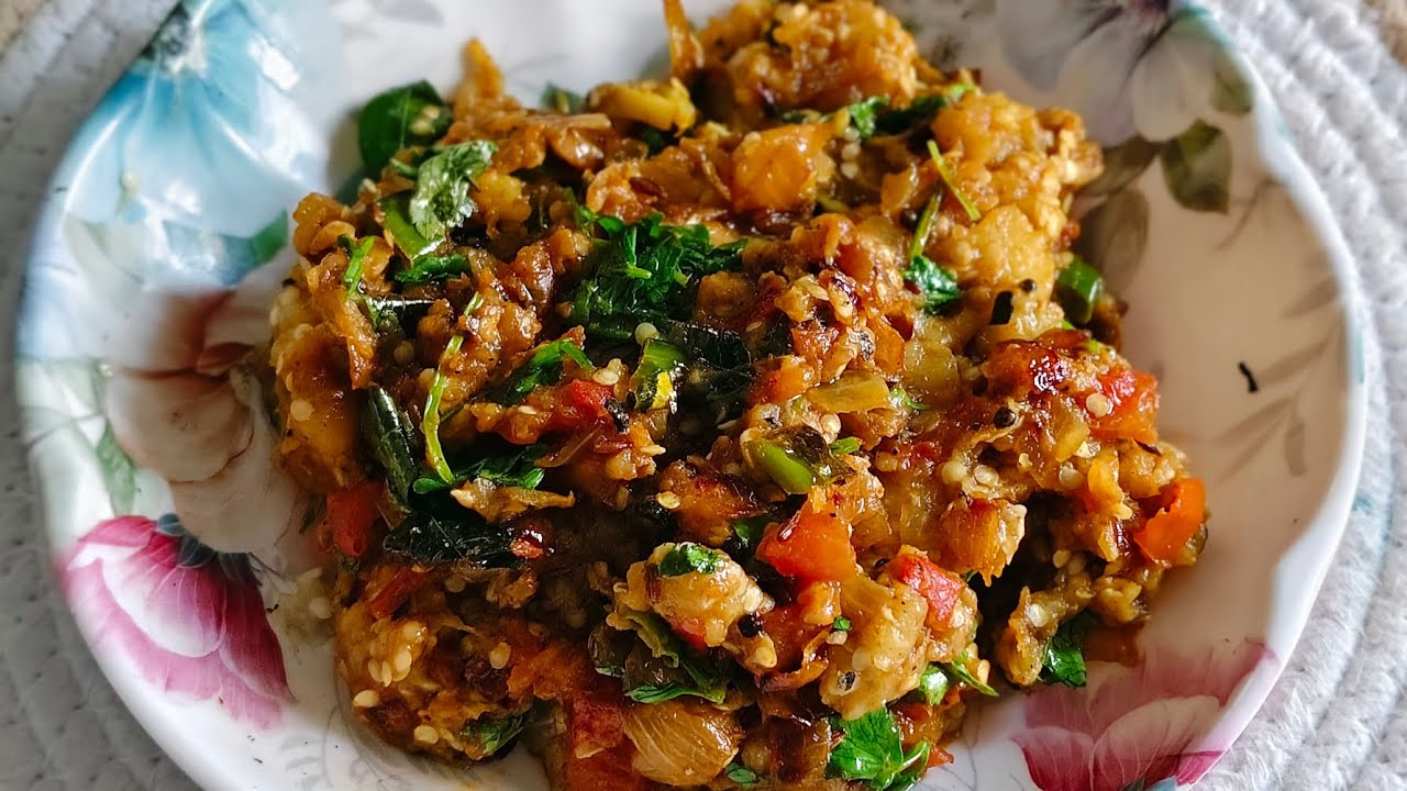  Tasty Baigan bharta 🍆 |Anisa's kitchen #baigan #bharta #easyrecipe #treandingrecipe #food #2026 
