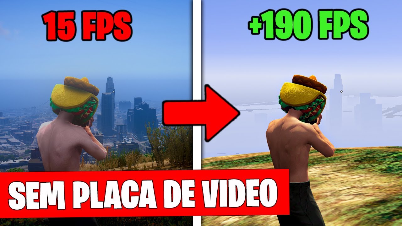 COMO RODAR FIVEM EM PC FRACO!! (Sem PLACA DE VIDEO) +190 FPS!