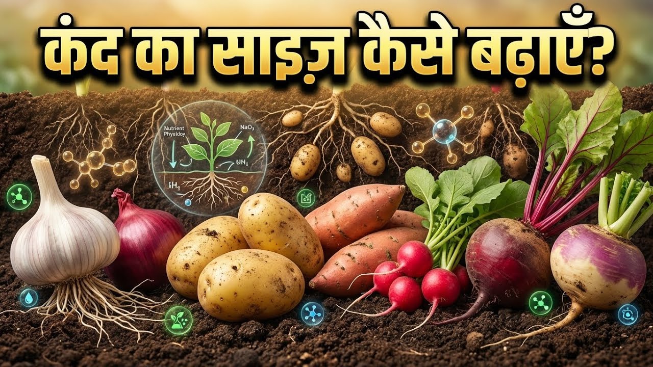 कंद का साइज और चमक बढ़ाने का अचूक मंत्र | Aloo Pyaz Ki Kheti | Technical Agriculture |