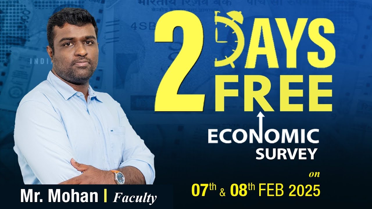 Economic Survey 2025 | DAY - 2 | Mr.Mohan | Smart Leaders IAS