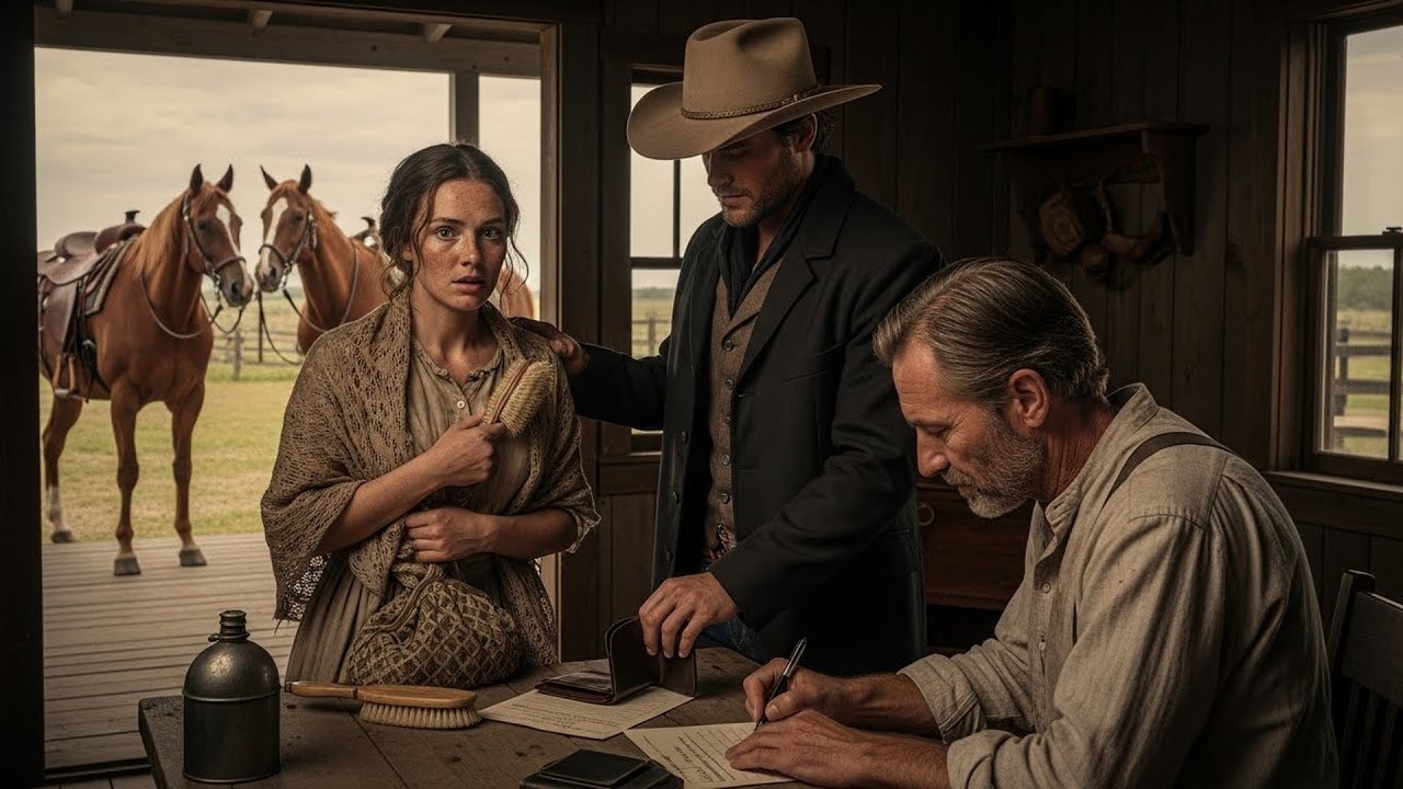 She Was Sold By Her Father For The Price Of His Debts, The Cowboy Paid Double And Gave Her Freedom