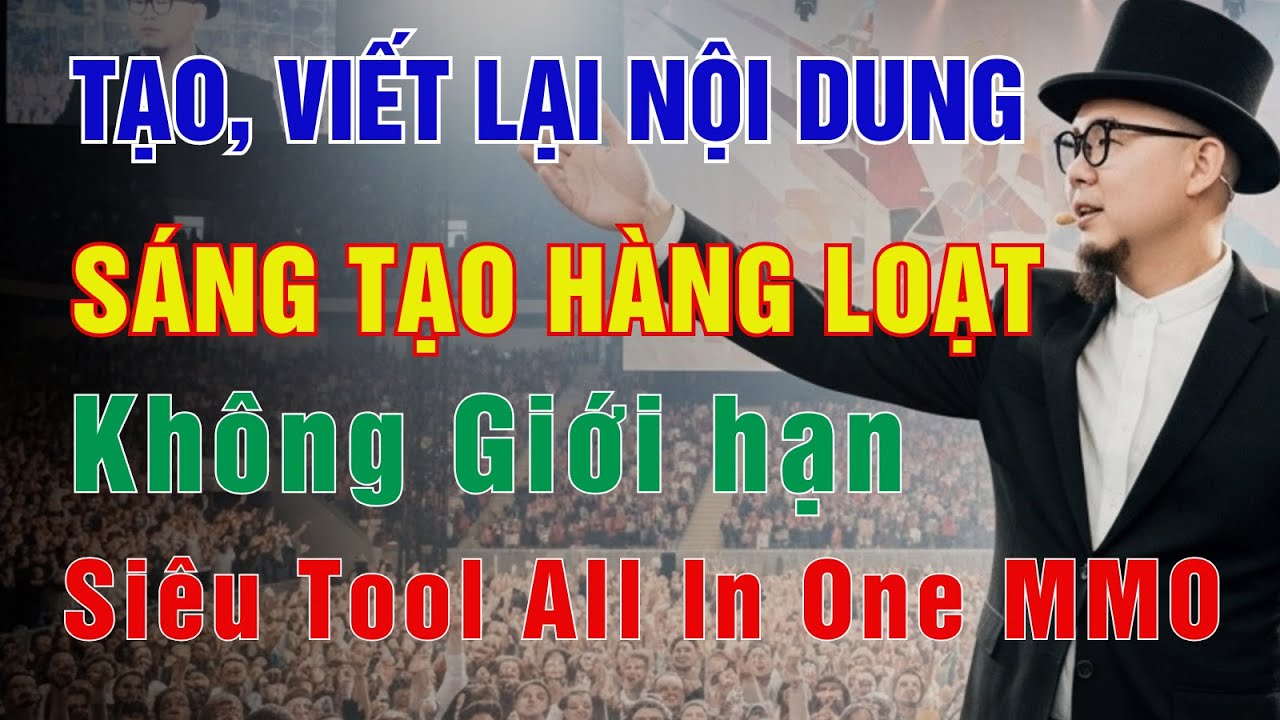 Tool All In One MMO Đa Năng: Tự Động Viết Lại Nội Dung, S&aacute;ng Tạo Kh&ocirc;ng Giới Hạn Cho MMO