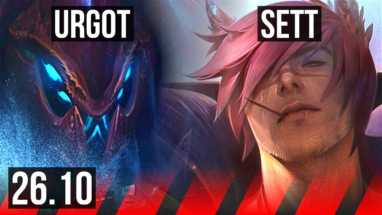 URGOT vs SETT (TOP) | Perfect KDA: 16/0/6 | EUW Master | 26.10
