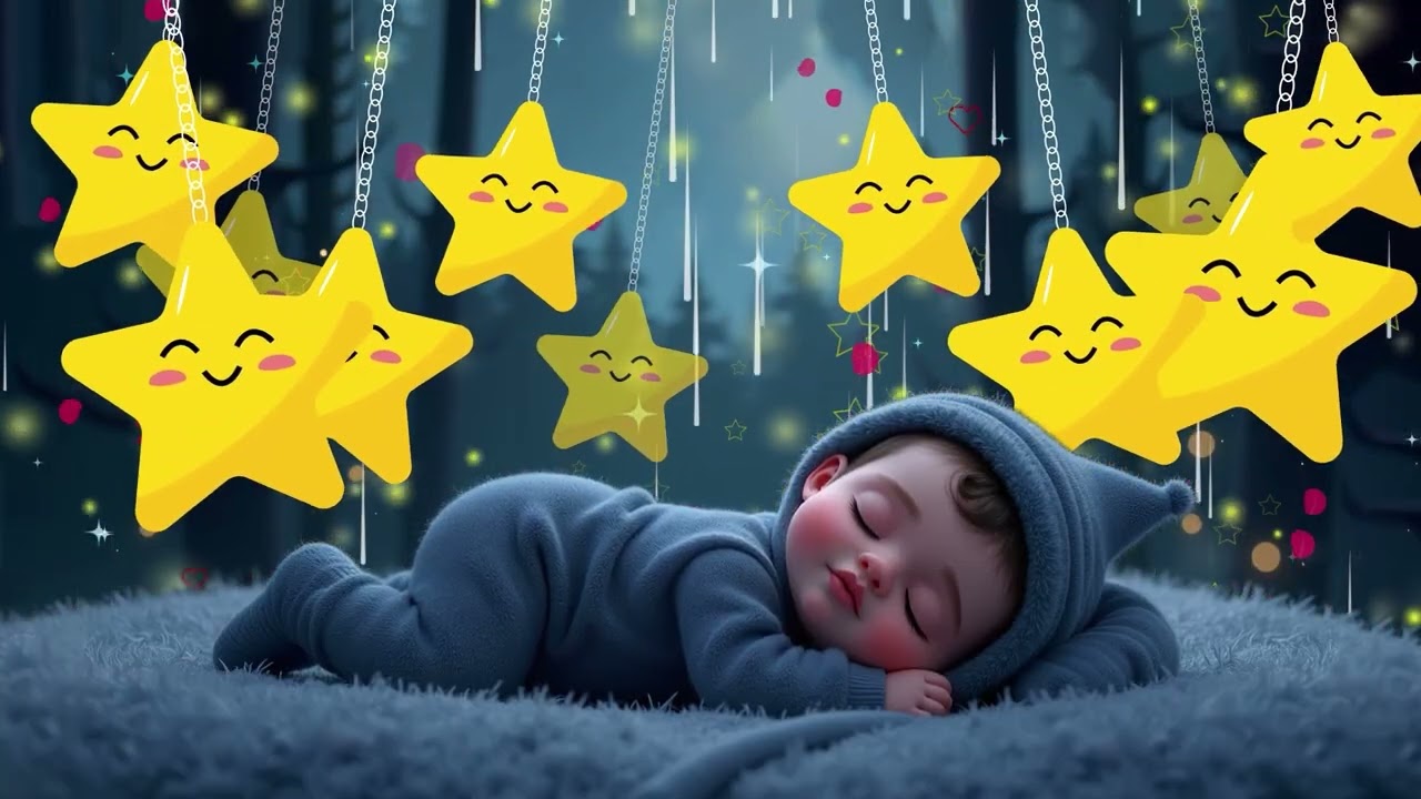 Baby Sleep Music💤Baby Fall Asleep Instantly & Overcome Insomnia in 3 Min 🍼 Mozart & Brahms Lullabies