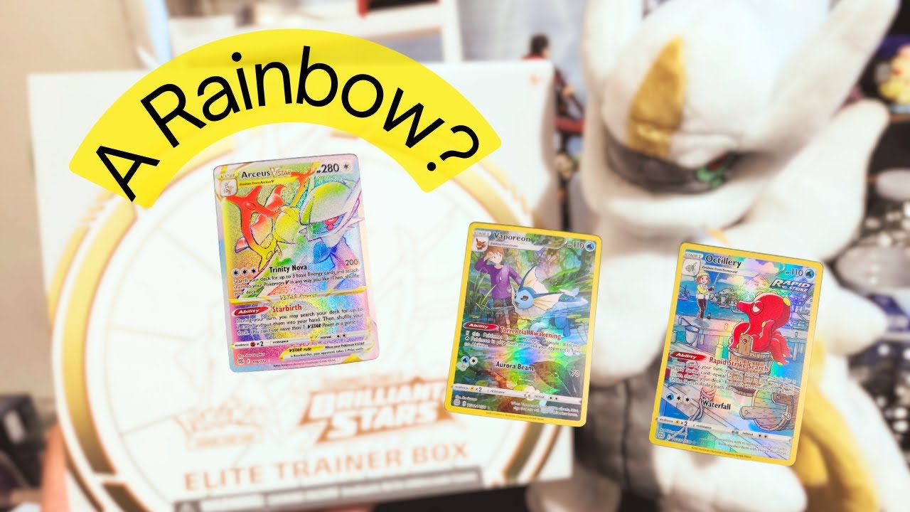 My First Rainbow Card! | Brilliant Stars ETB