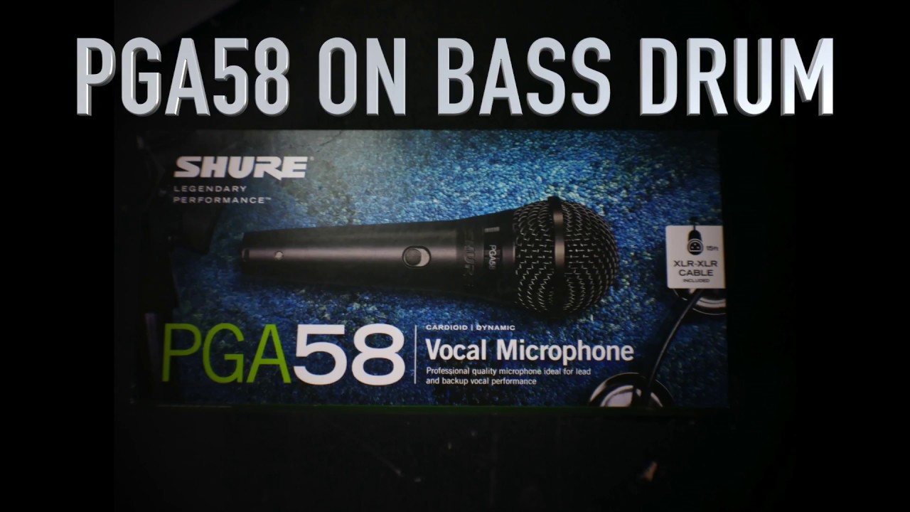 shure sm57 & pga58 test demo