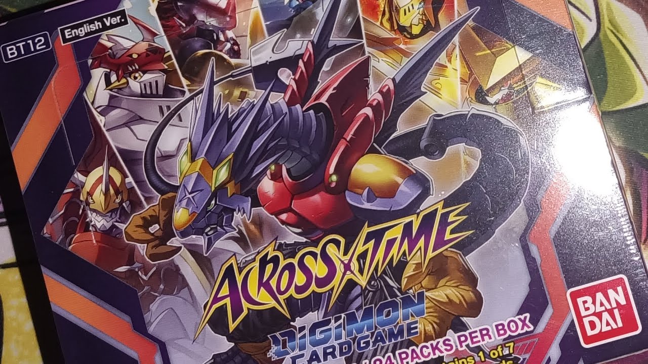 IT'S (ACROSS) TIME!! Digimon BT12 Box Opening Part 1/2